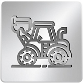 Зеркало заднего вида в сборе с кронштейном XCMG/SDLG